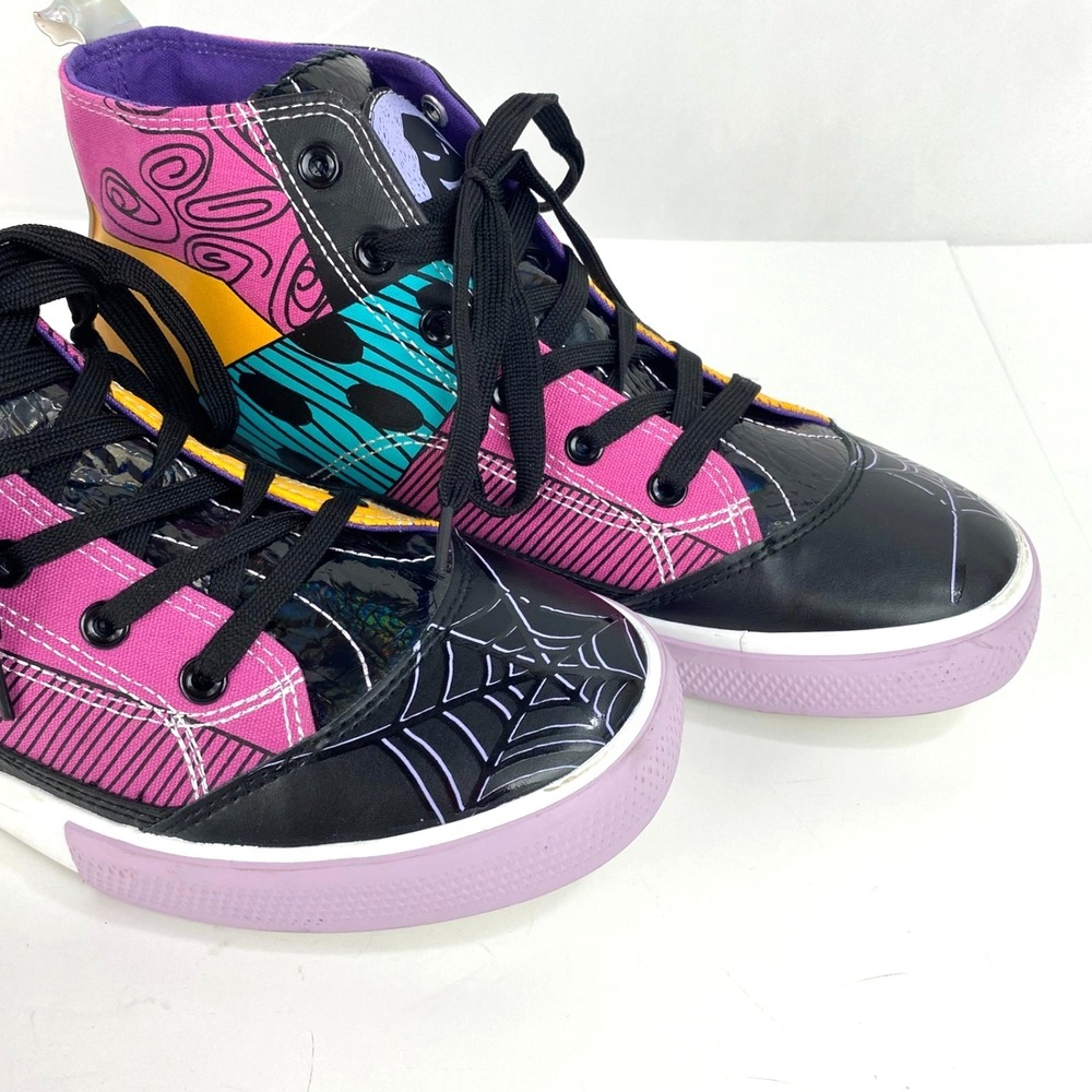 New Disney Nightmare Before Christmas Sneakers Women's 9.5 Hi Top Tennis Shoes - Picture 8 of 14